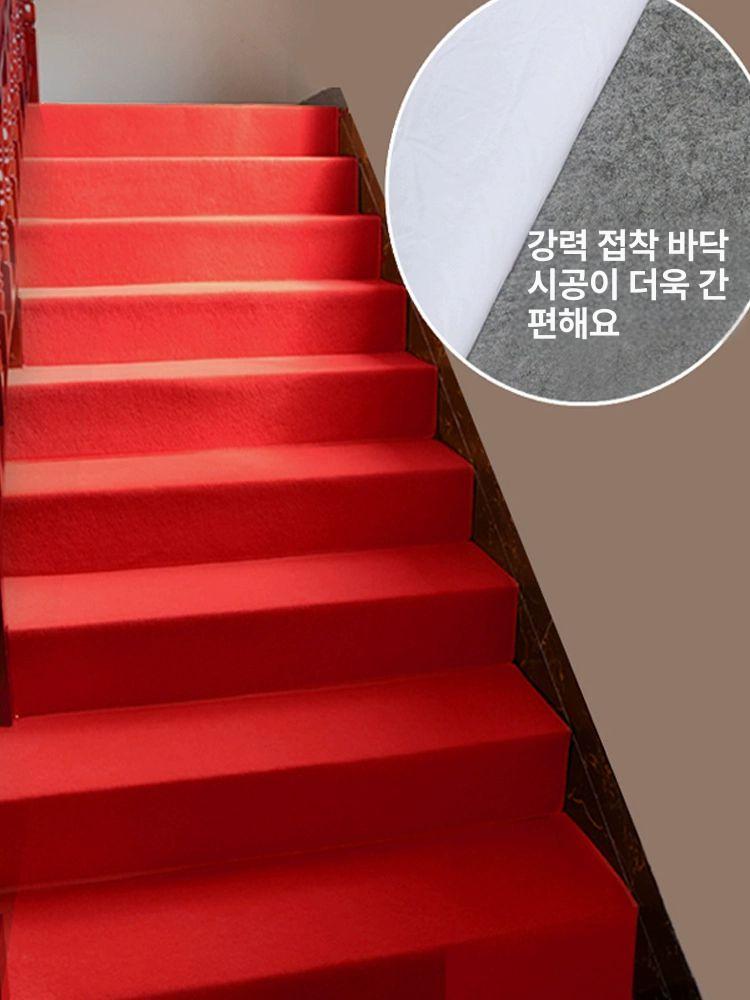 계단 재사용 카펫 호텔용 사무실용 욕실용 극세사 방수 스모크그레이 80cm x 1m - 상세 이미지 5