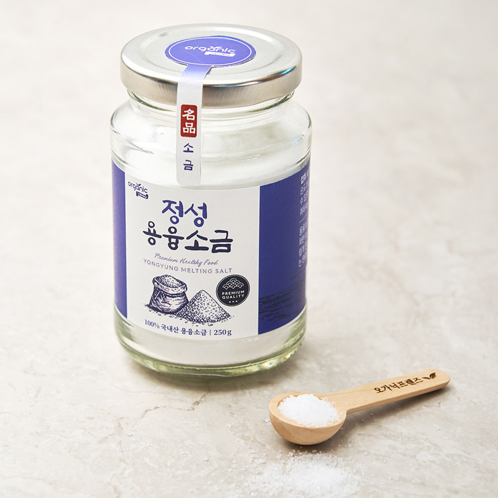 깨끗한 유리병 포장 100% 국내산 미네랄 용융소금 융융 소금물 250g, 1개 - 상세 이미지 3