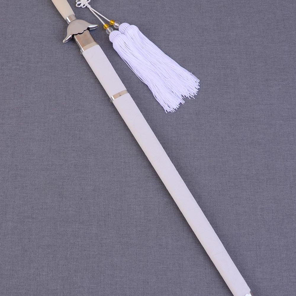 청풍검 연검 무도 용천도 촬영용 A. 칼집과 술이 달린 흰색의 부드러운 검, A. 55cm - 상세 이미지 3
