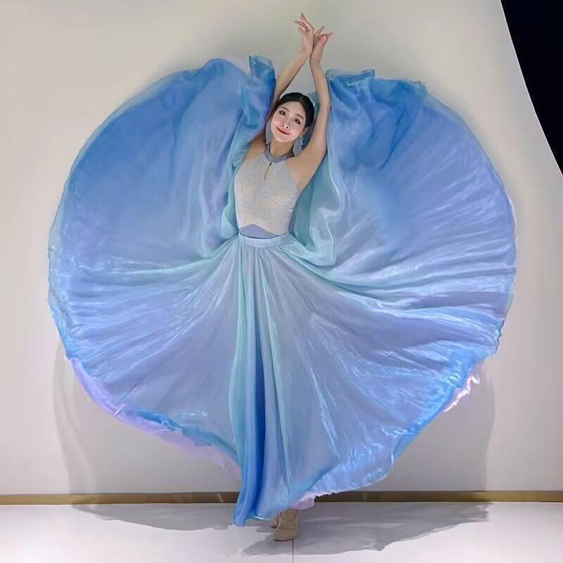 무용 의상 우아한 무용복 연습복 공연 전통 무용의상 드림샤인 s - 상세 이미지 2