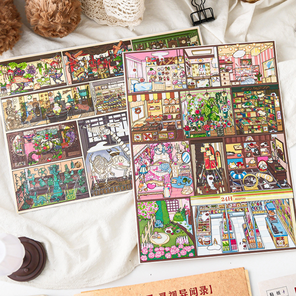 3d 퍼즐 스티커 대형 편의점건물 이미지 3