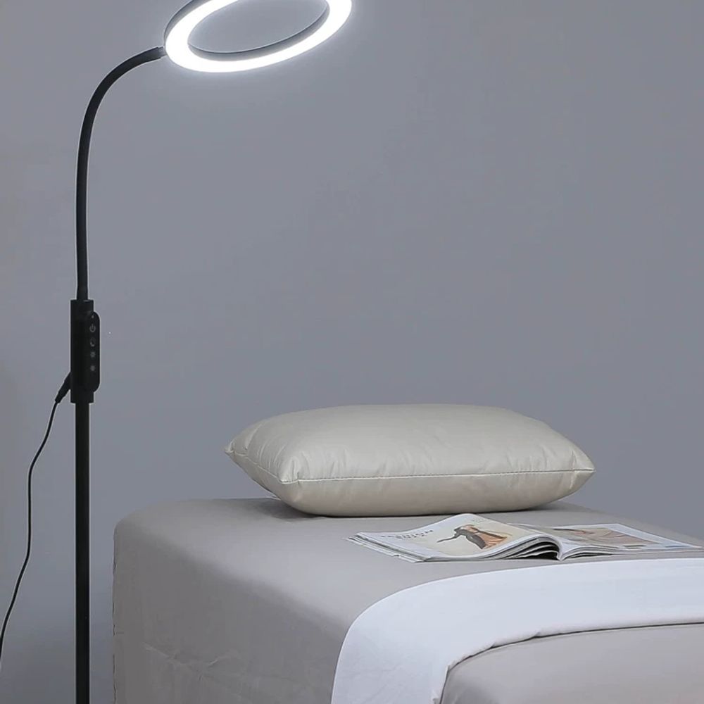 LED 무영등 조명 라이트 샵 작업 A. 화이트 바디 48W 3색 조명 밝기 조절 터치패널 - 상세 이미지 2