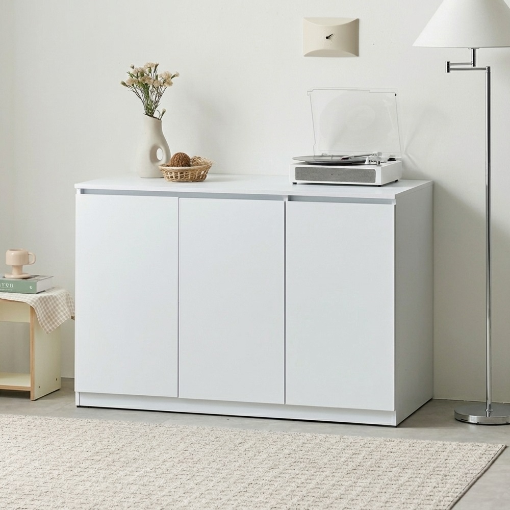 마르씨 낮은 이불장 안방 드레스룸 원룸 이불장농 수납장 1200x590x800mm, 화이트