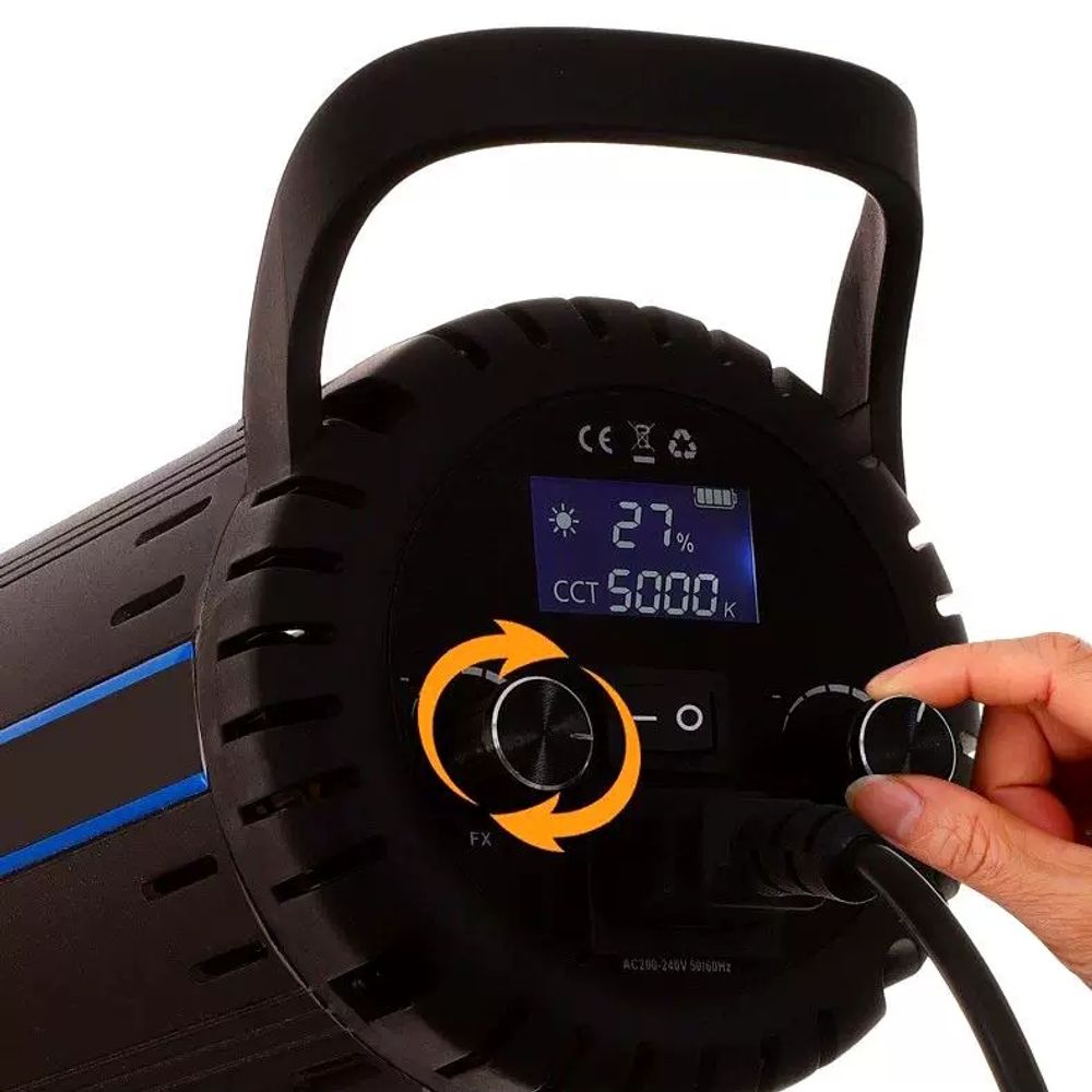 파셀몰 자연광조명 유튜브 방송 지속광 영상 라이 A. 조명을 끄는 300W 2색 패턴 세트 - 상세 이미지 4