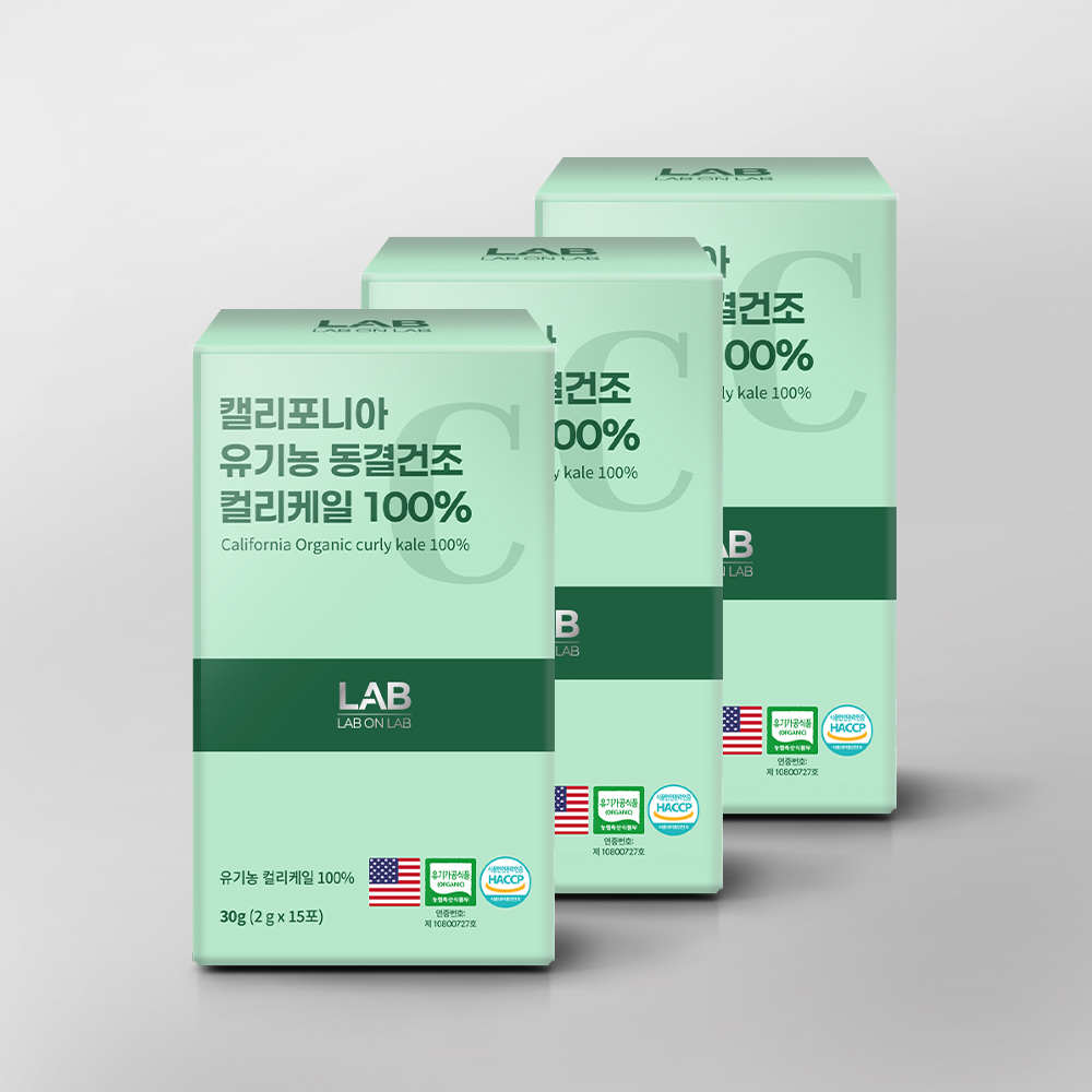 랩온랩 유기농 동결건조 컬리케일 100% 2g 15포, 1개 - 상세 이미지 4