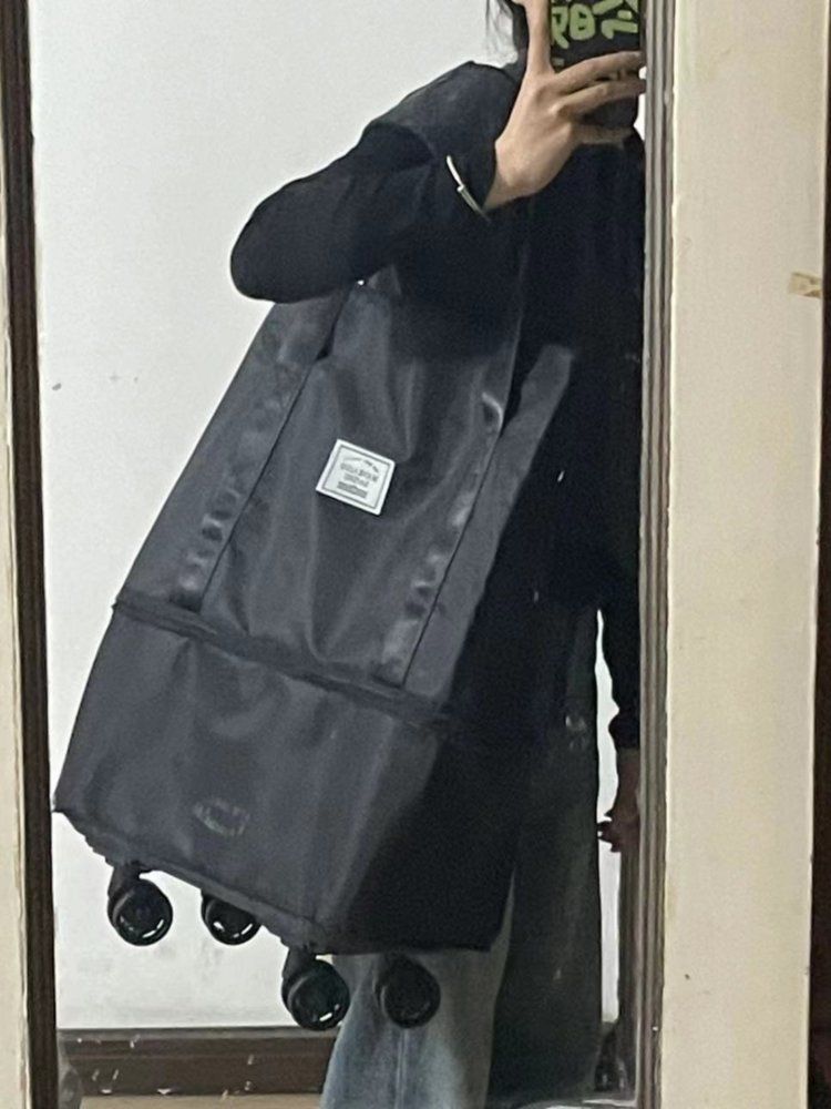 확장형 달린 경량 여행가방 가방 바퀴 여행용 대용량 탈부착 접이식 보스턴백 캐리어 휠 휠백 - 상세 이미지 2