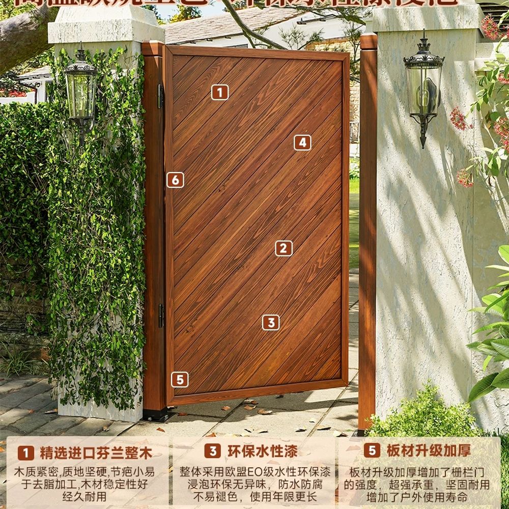 파셀몰 주택 울타리 나무 시골집 바람막이 펜 A. 왼쪽 면 능직 무늬 60120cm 브레노 - 상세 이미지 4