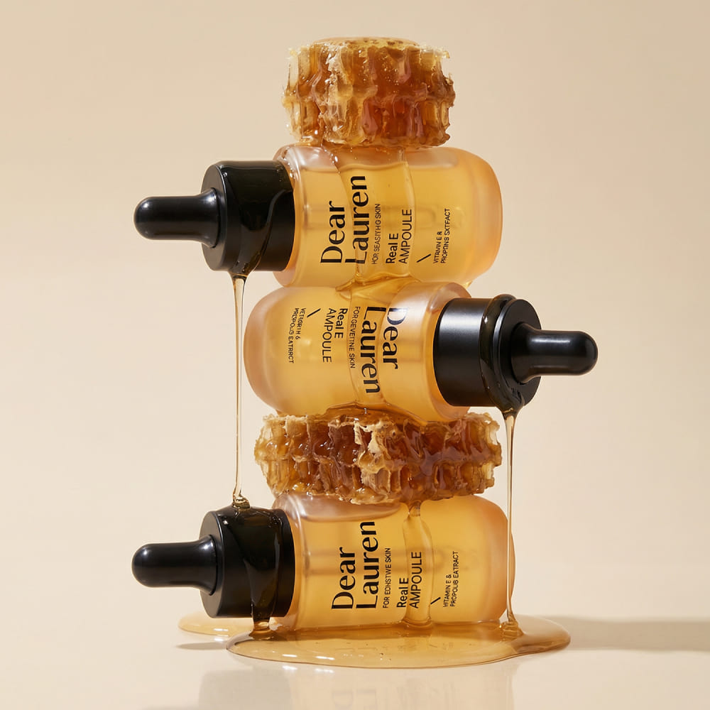 디어로렌 리얼E 프로폴리스 비타민E 항산화 듀오 세트(크림 50ml+앰플32ml) 이미지 2