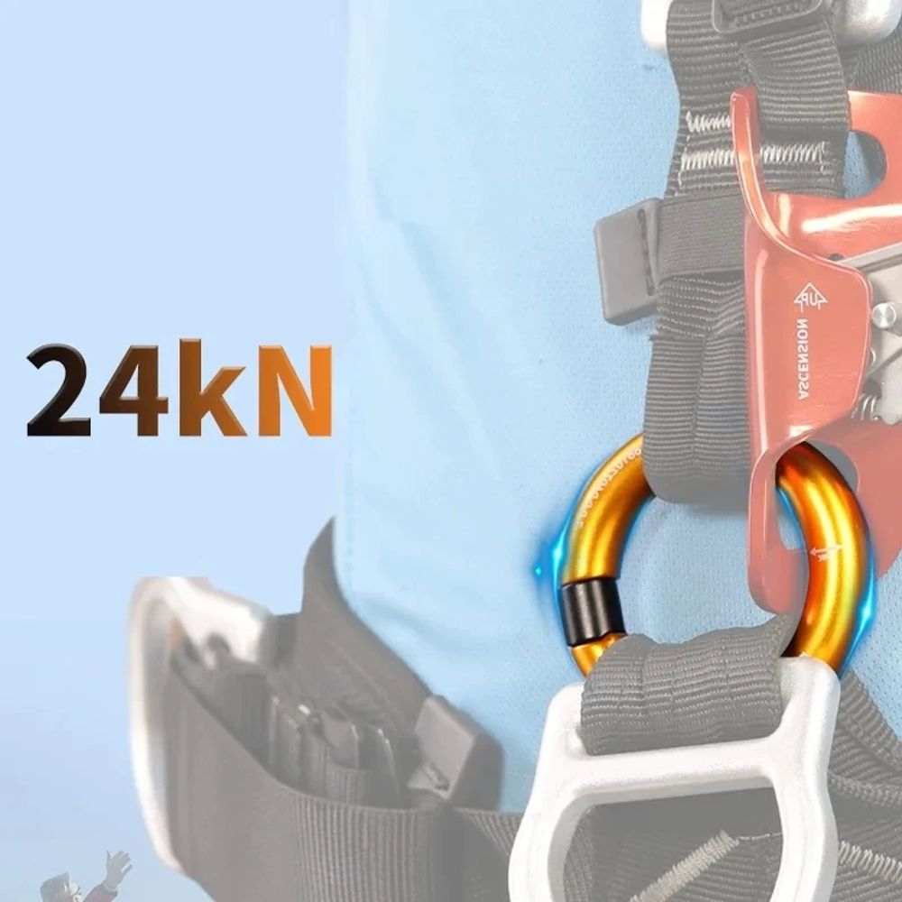 등산에 효율적인 라펠 등반 암벽 2mm A. 금 - 상세 이미지 5