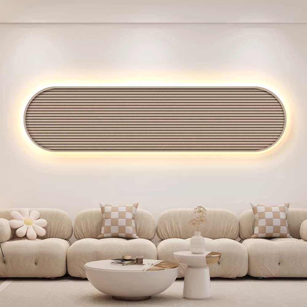 벽장식 인테리어 모던 디자인 카페 벽데코 오너먼트 A 120x30cm 전원 연결형 리모컨 - 상세 이미지 5