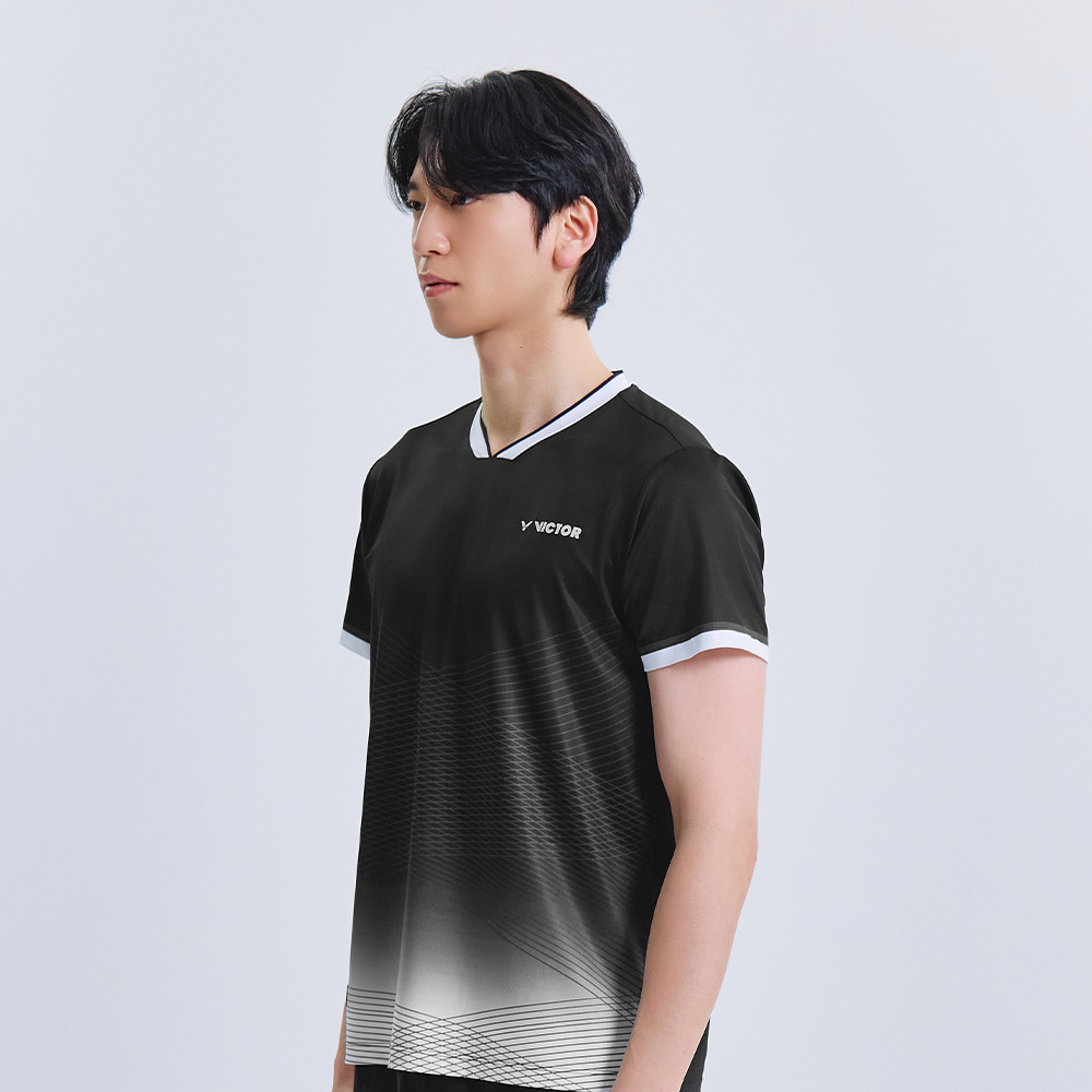 빅터 VICTOR 아울렛 남성 반팔 티셔츠 VT25AGW004M 배드민턴 탁구 스쿼시 스포츠웨어 - 상세 이미지 3