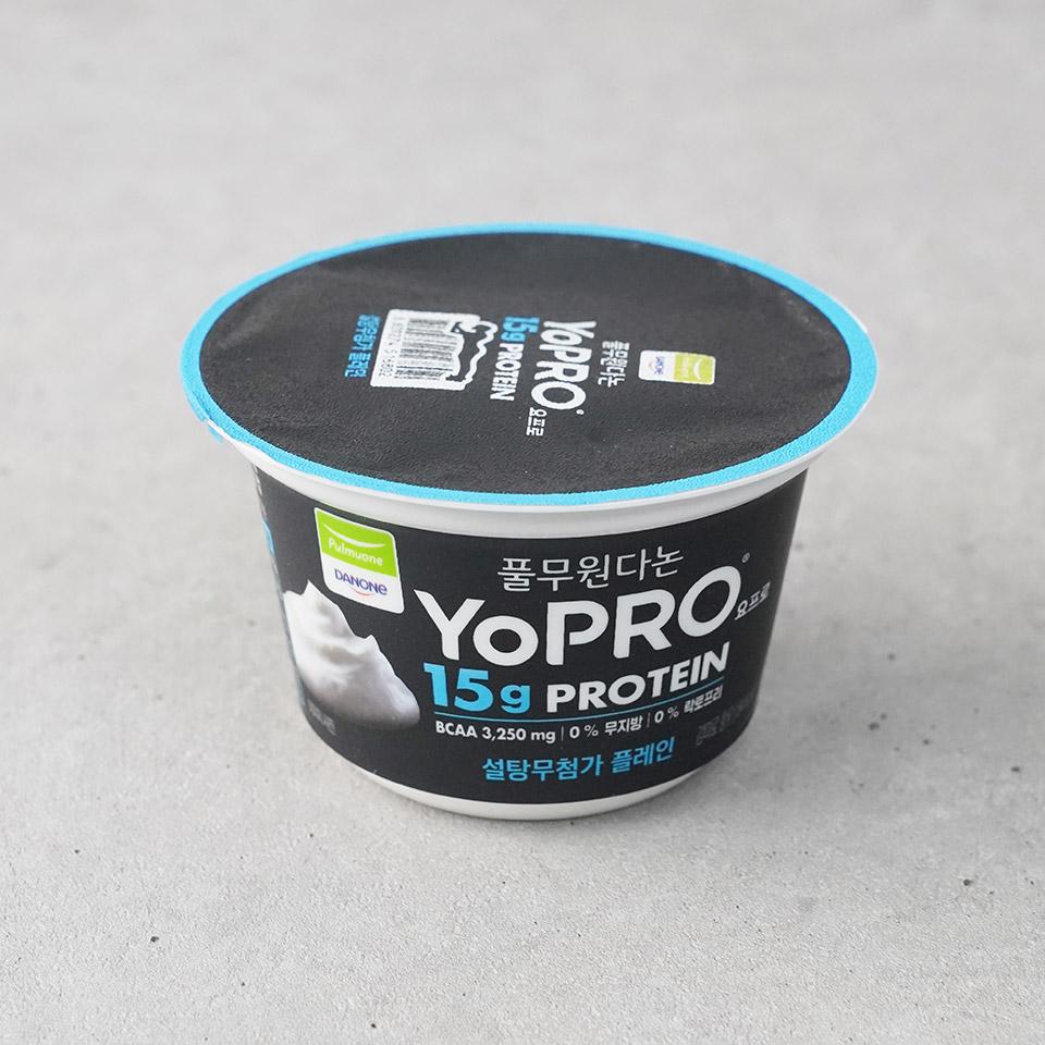 메가마트 풀무원다논 YoPRO 무설탕 플레인 요거트 150g - 상품 이미지