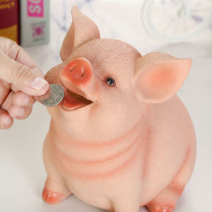 빌리네집 동전먹는 돼지 저금통 개업 새차 고사 돼지머리 대체 실사용 후기 | 효과 있을까? - 상품 이미지 1