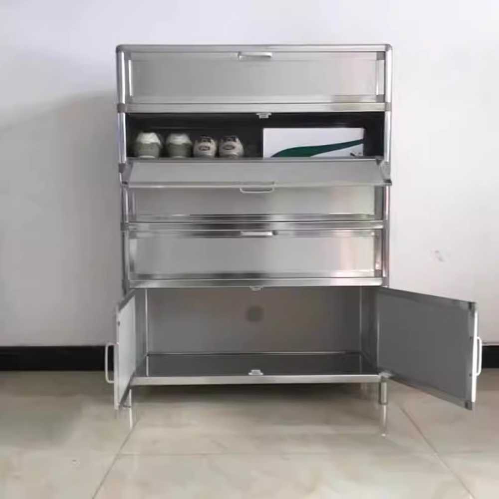 스텐 신발장 철제 숙소 대형 사무실 창고 공장 방수 65x110cm - 상세 이미지 2