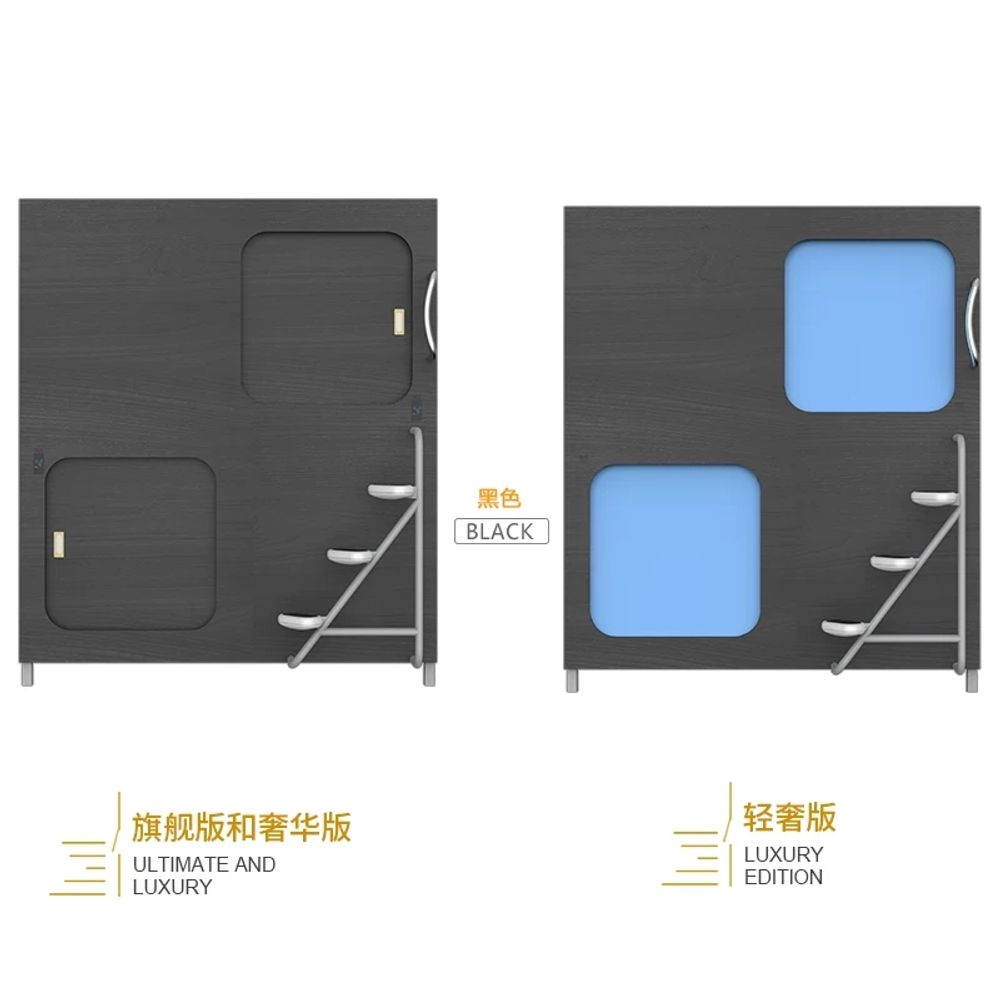 캡슐 호텔 2 A. 라이트 럭셔리 버전 단일 레이어 목재, A. 1000mm1900mm 이미지 6