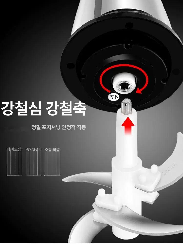 대형 믹서 블렌더 고기 분쇄기 스테인리스 업소용 강력 분쇄 - 상세 이미지 3