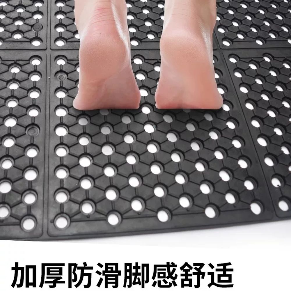 파셀몰 물빠지는 주방 매트 작업 발판 미 A. 6090cm 인터록 가능 유형, A. 검은색 이미지 6