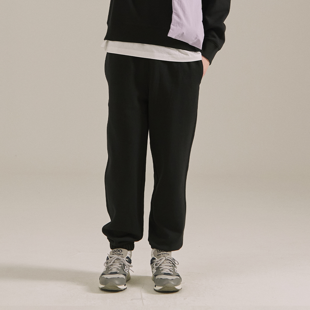 베이직하우스 면 코튼 트레이닝 밴딩 조거팬츠 LYPT0102 제품 이미지