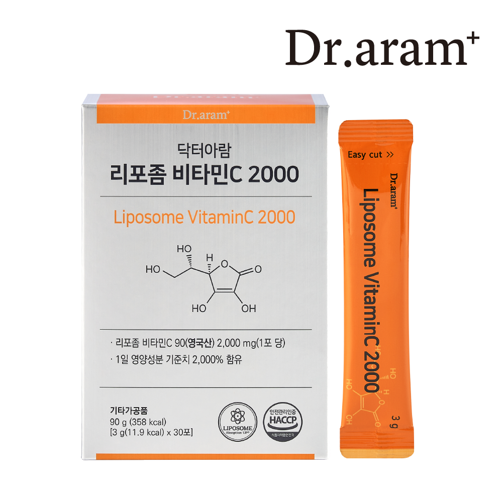 닥터아람 비타민C 2000 리포좀 분말 3g x 30포 - 상품 이미지