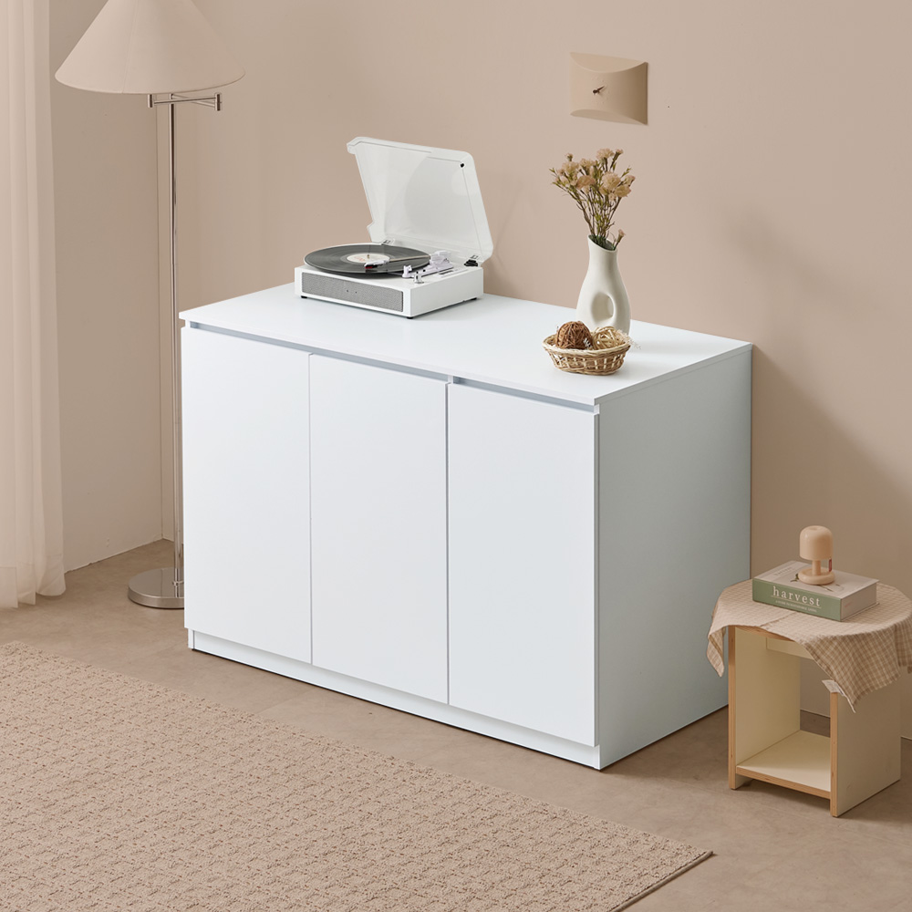 마르씨 낮은 이불장 안방 드레스룸 원룸 이불장농 수납장 1200x590x800mm, 화이트