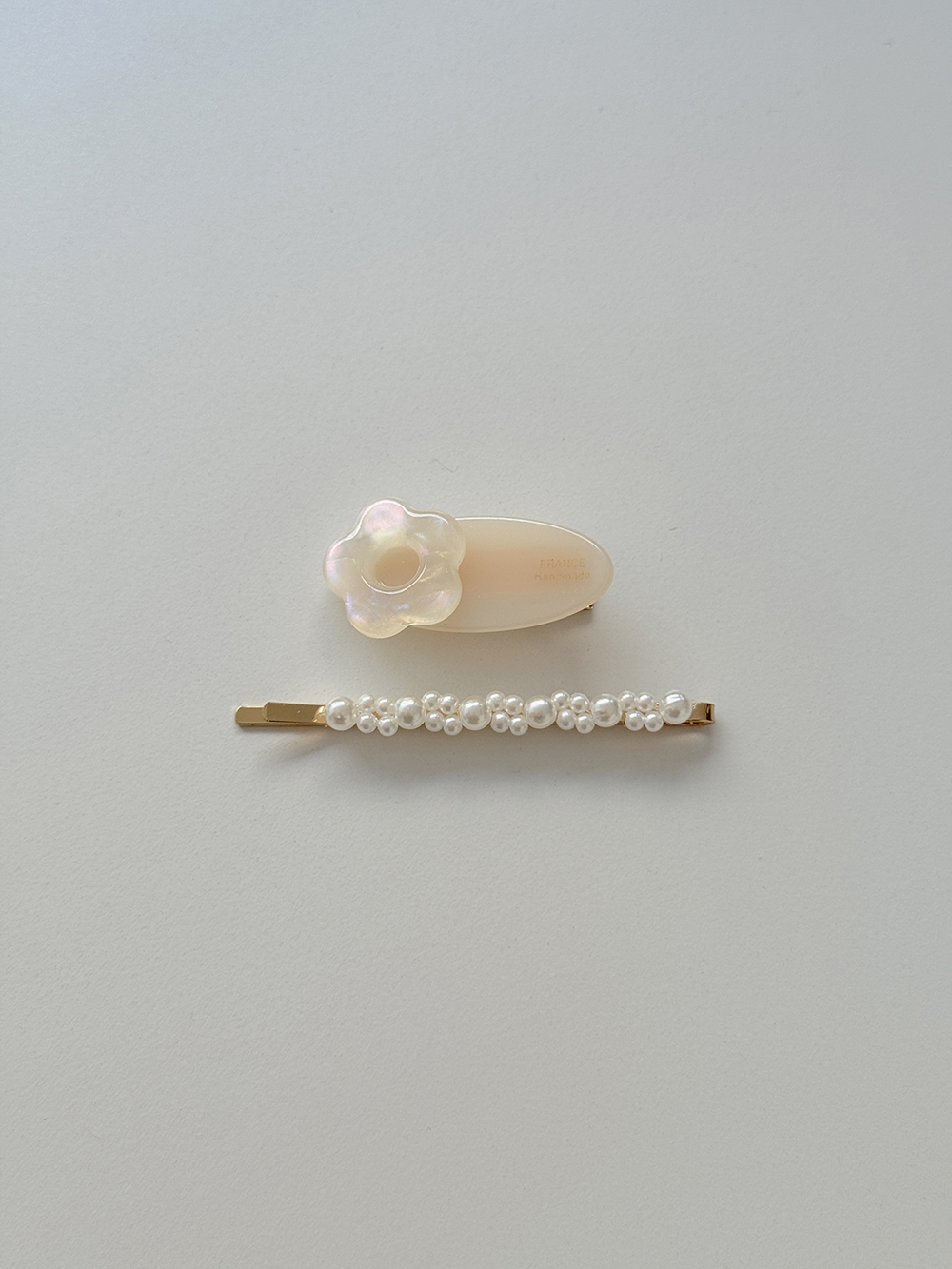 미니꽃셀룰로오스 집게핀실핀세트 잔머리고정 옆머리집게핀 헤어클립 이미지 6