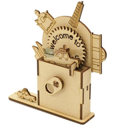 [오픈과학 협력사]고객 서울여행 방문 기념 선물 서울 오토마타 장난감 발명키트 과탐 기본개념 과학실