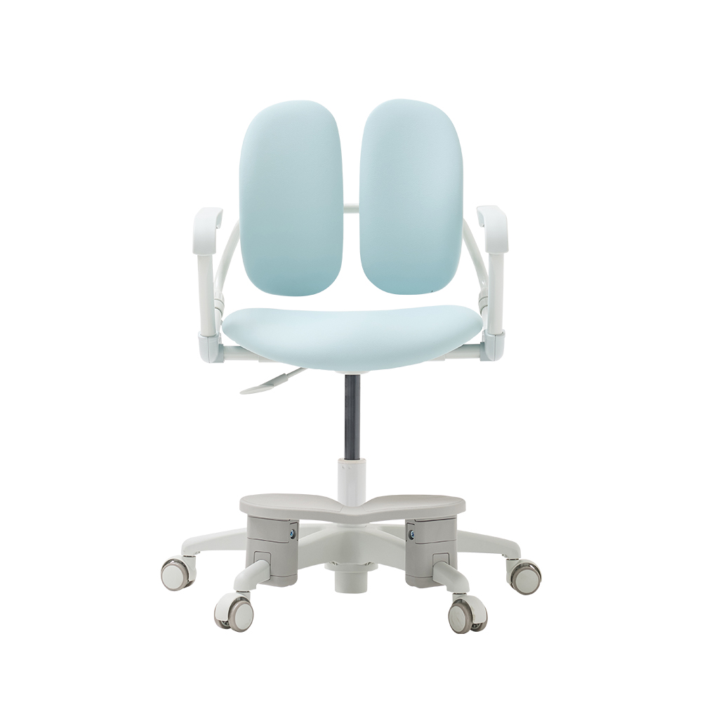 [N배송]듀오백 밀키에코 MIECO 초등학생 어린이 안심원단 아동의자 (발받침+스탑캐스터)