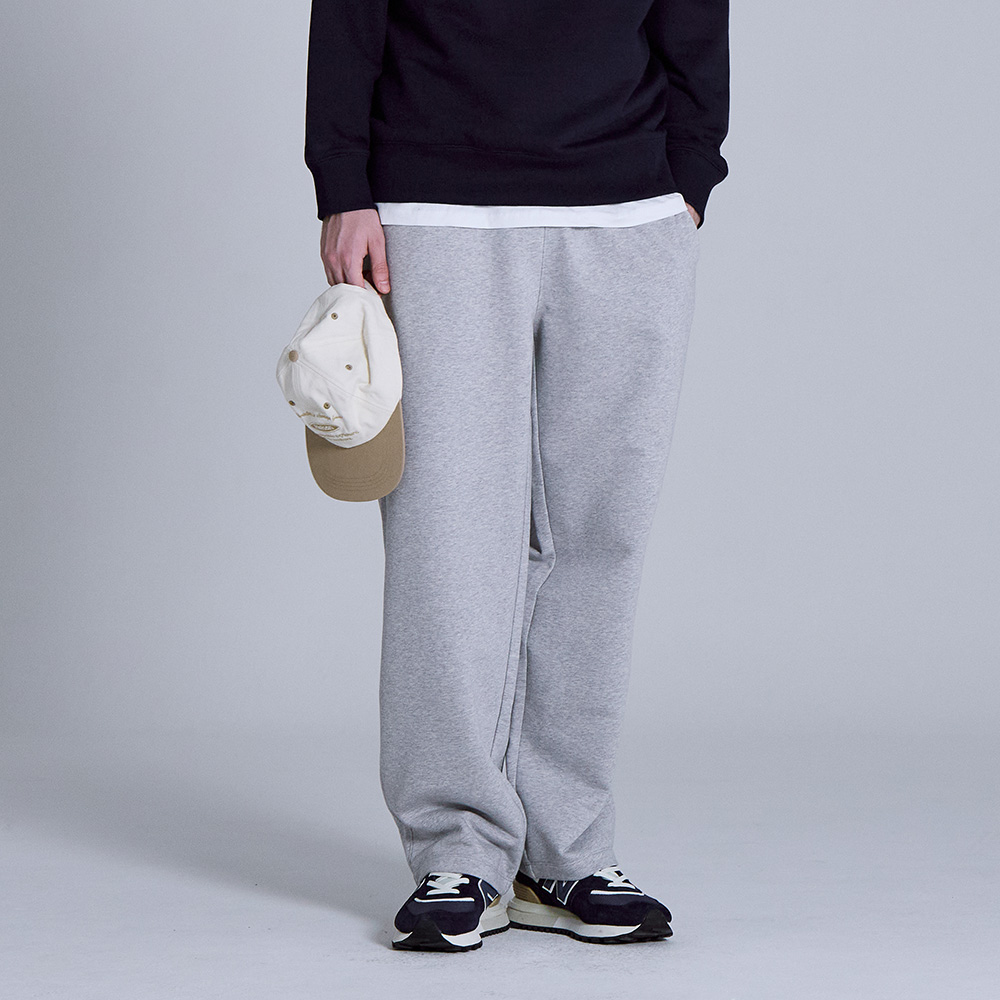 베이직하우스 공용 프렌치테리 릴렉스핏 스웻팬츠 제품 이미지