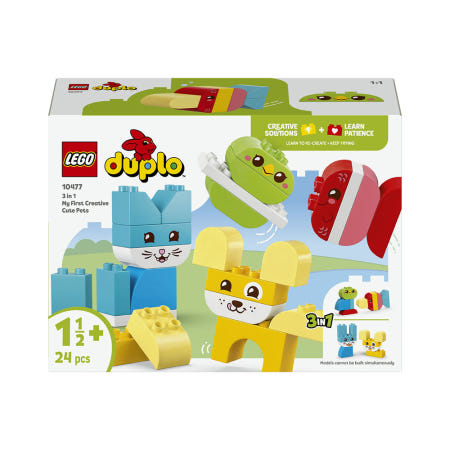 레고 듀플로 3in1 물고기 새 고양이 강아지 토끼 쥐 만들기 학습교재 수업교구 유치원 어린이 선물