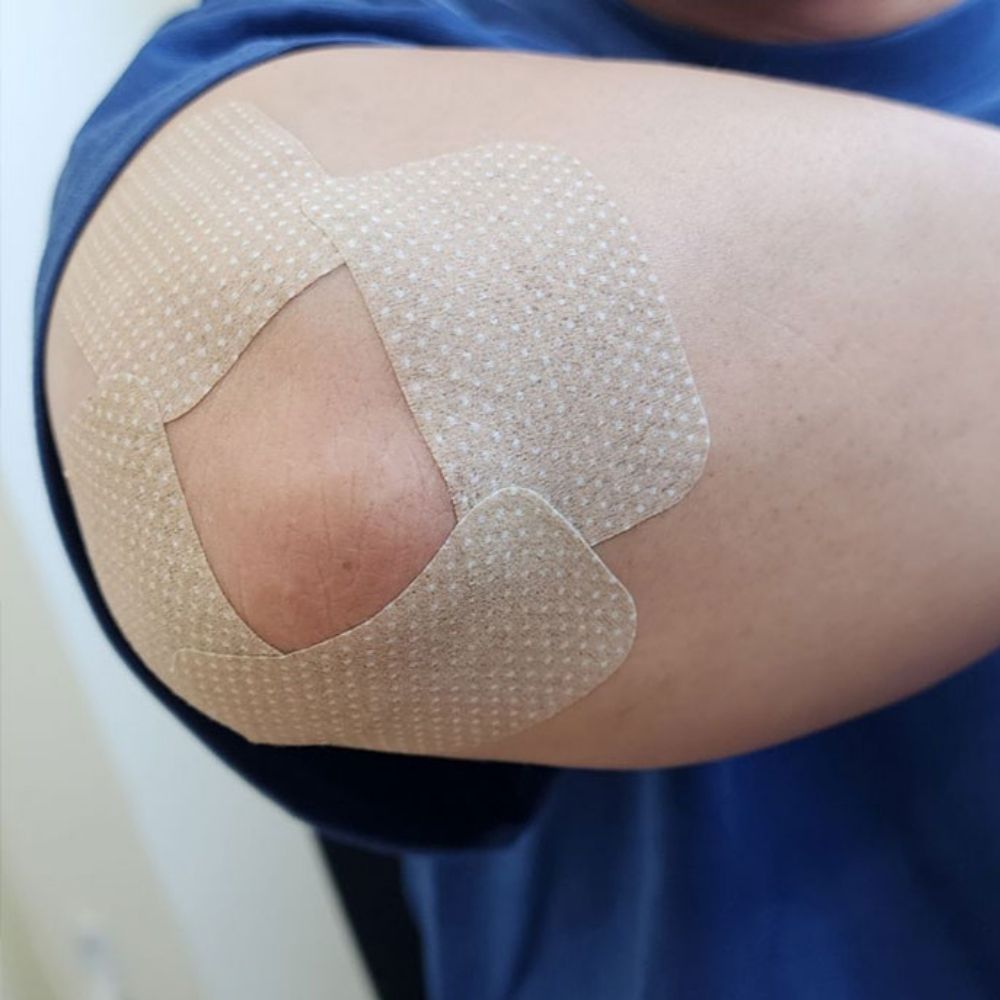 순수 국내산 자연유래 천연성분 [오운완패치]뻐근한 근육관절에 붙이는 파스 원적외선 패치, 중형 160매입, 1개 - 상세 이미지 5