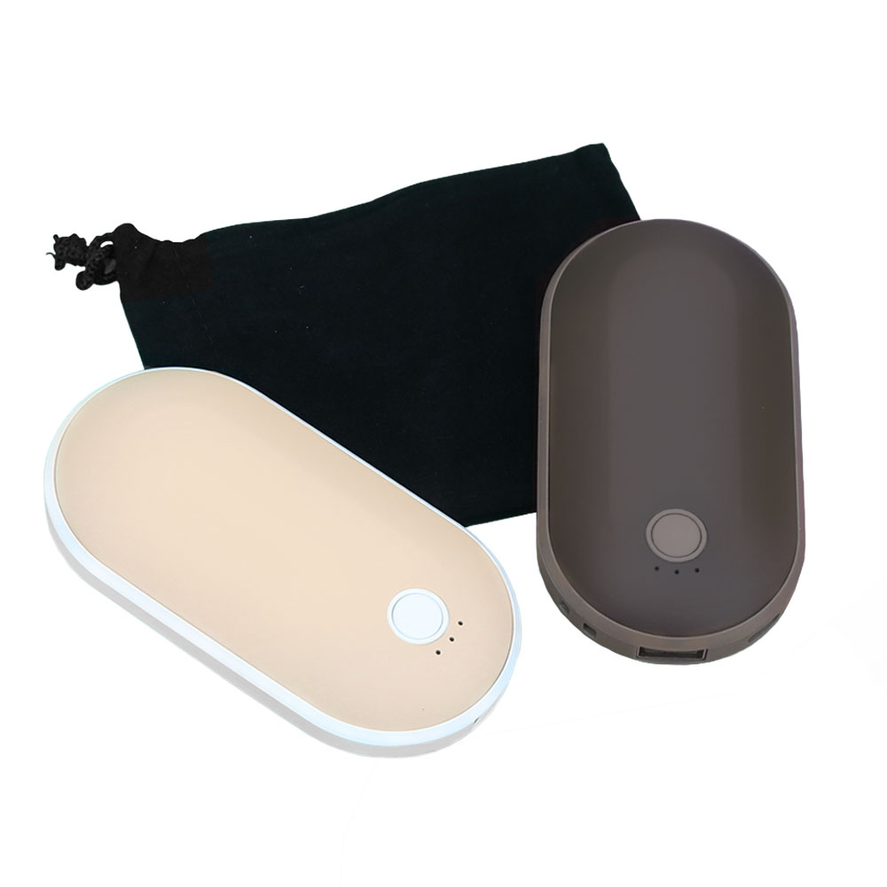 충전식 손난로 손날로 보조배터리 대용량 전자 전기 핫팩 휴대용 10000mAh 1+1 - 상세 이미지 3