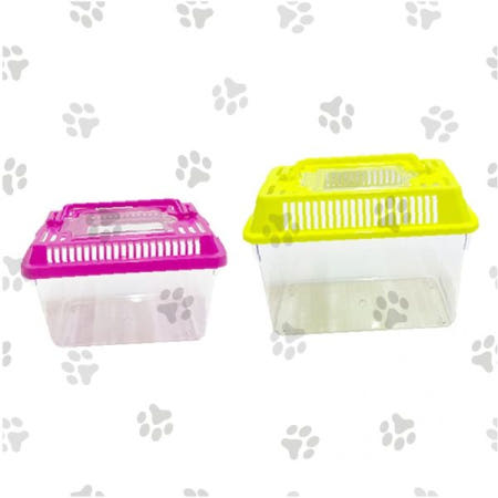 곤충 채집통 대 소 관찰통 어항 다슬기 보관 케이스 투명 생물 관찰용