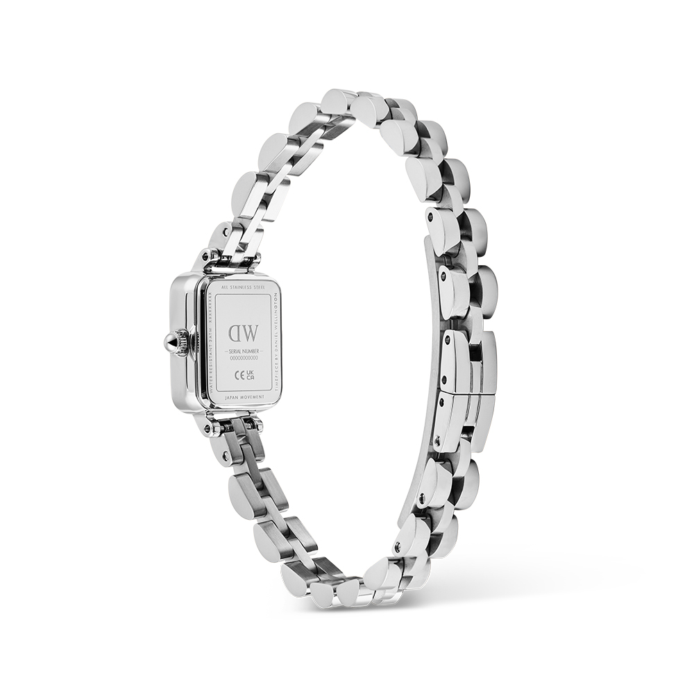 다니엘 웰링턴 QUADRO MINI ARCH 3-LINK 청판 클래식 메탈 여성 손목시계 - 상세 이미지 4