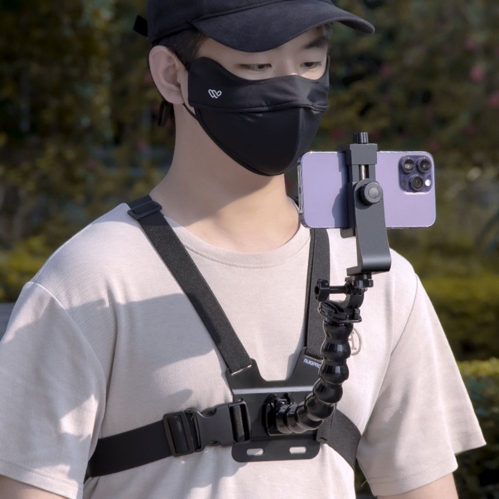 파셀몰 휴대폰 가슴 거치대 촬영 마운트 핸즈프리 장비 영상 체 A. 뜨거운 판매 확장 버전 - 상품 이미지