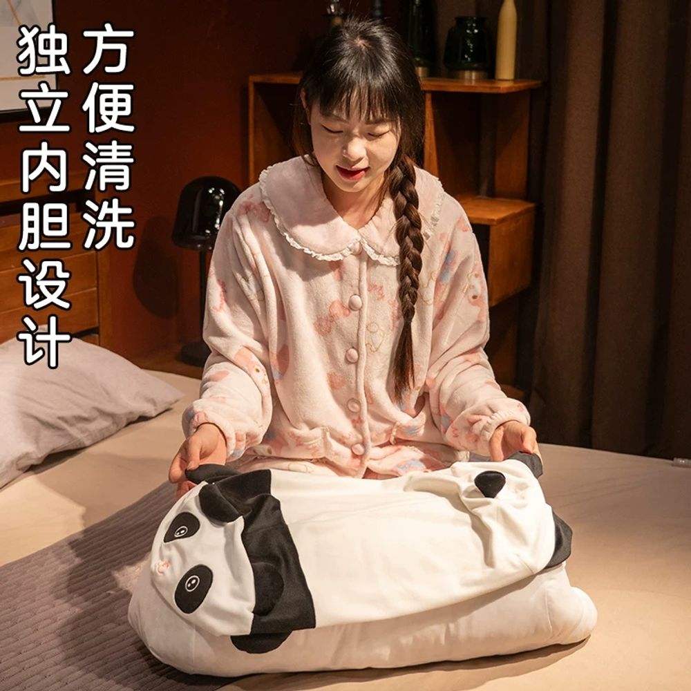 침대 애착인형 수면 배게 A. 시바견, A. 60cm독립형 내부 탱크 탈부착 및 세탁 가능 - 상세 이미지 4