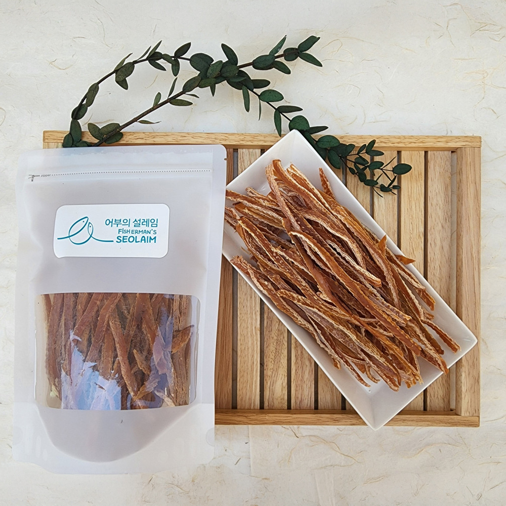 청춘 오징어 슬라이스 200g 매콤 조미 구이 스틱오징어 맥주 마른 안주 간식 - 상품 이미지