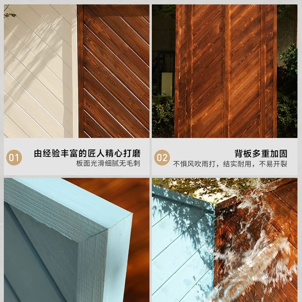 파셀몰 주택 울타리 나무 시골집 바람막이 펜 A. 왼쪽 면 능직 무늬 60120cm 브레노 - 상세 이미지 5