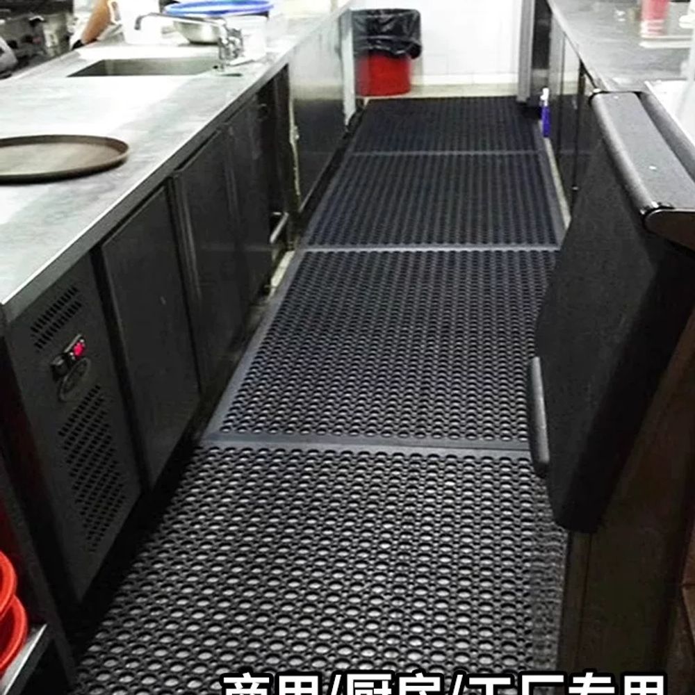 파셀몰 물빠지는 주방 매트 작업 발판 미 A. 6090cm 인터록 가능 유형, A. 검은색 - 상세 이미지 2