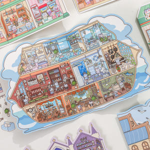 3d 퍼즐 스티커 대형 보라고성 실사용 후기 | 효과 있을까? - 상품 이미지 2