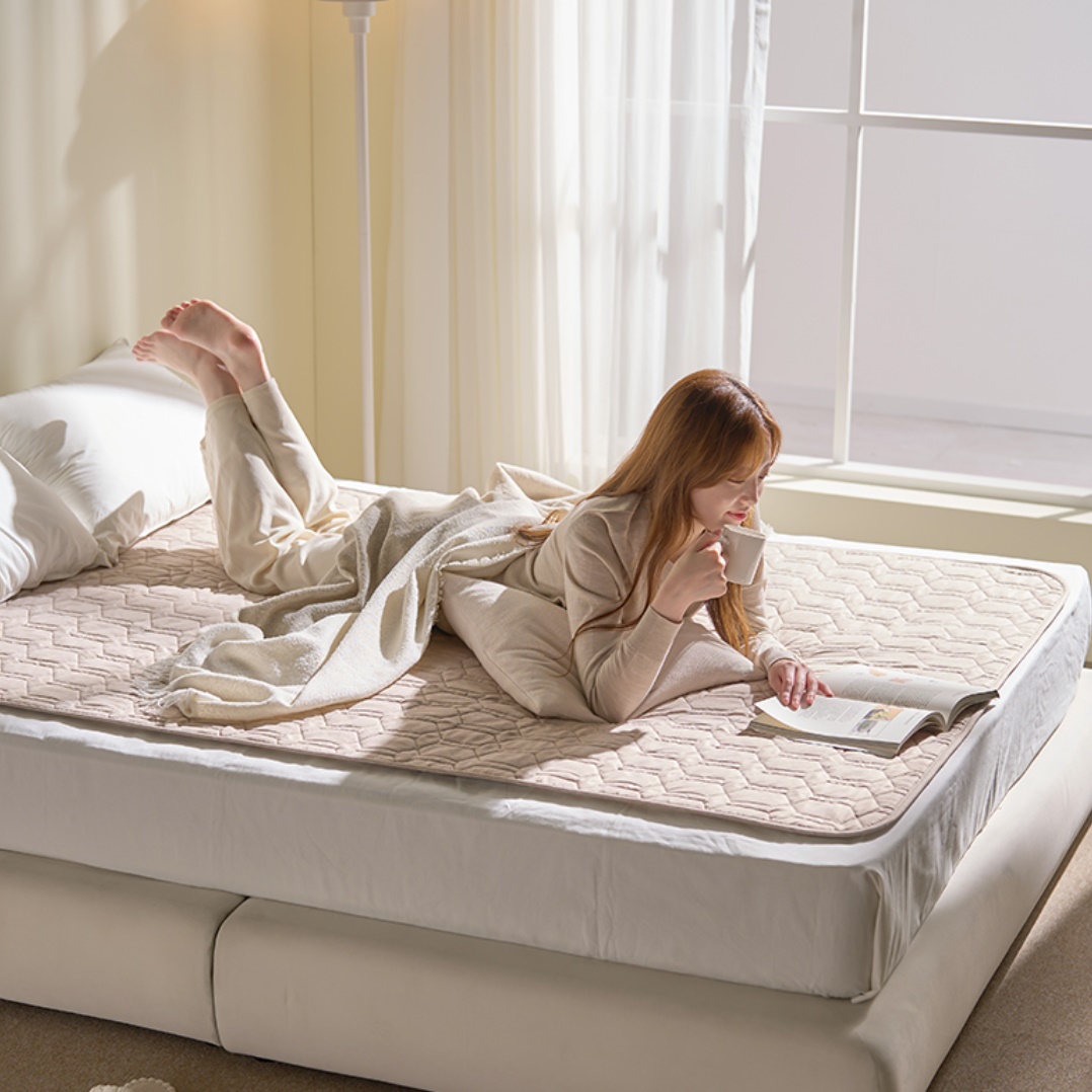 워셔블 전기장판 침대용 탄소매트 1인용 빨아쓰는 전기요