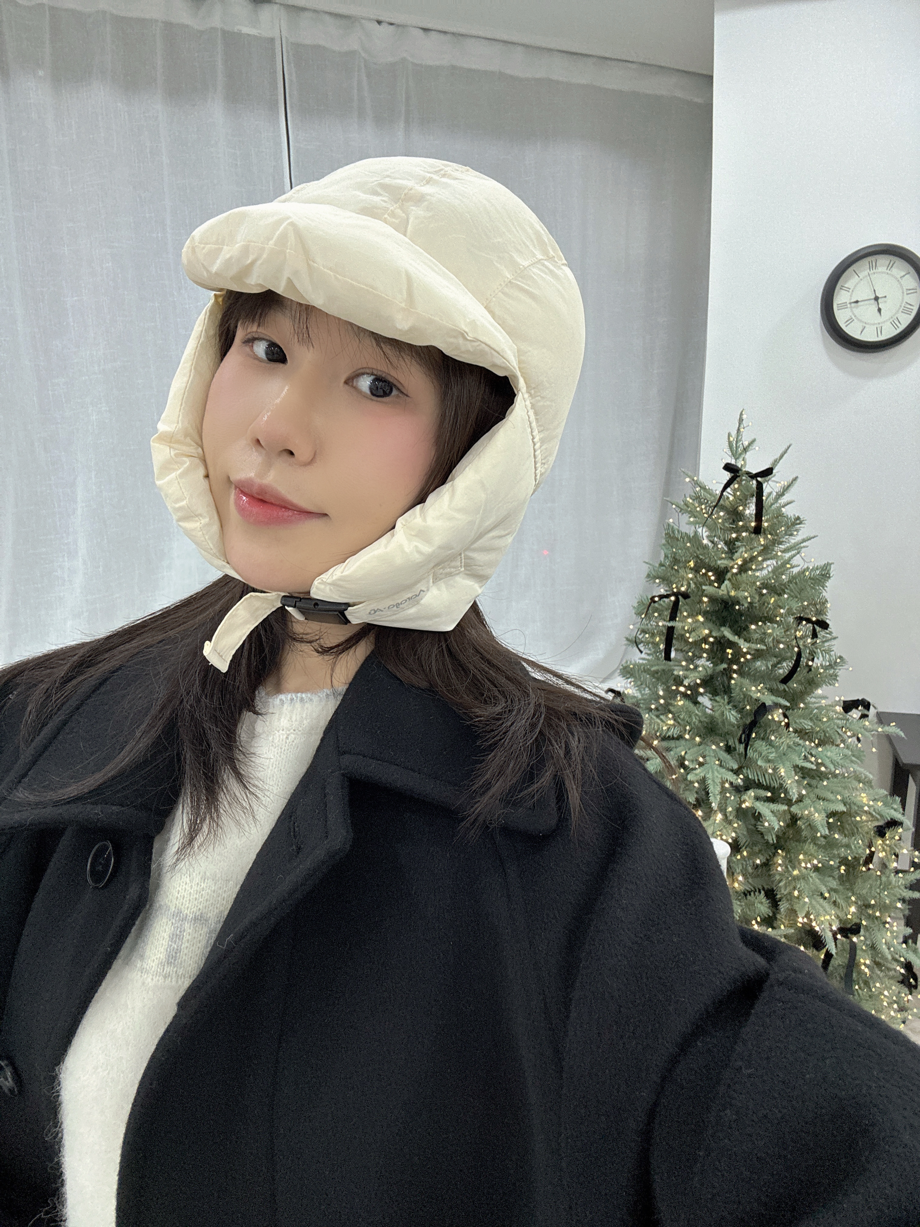 겨울 남성 여성 커플 방한 군밤 귀달이 패딩 귀도리 귀마개 이어머프 스키 모자 - 상세 이미지 4