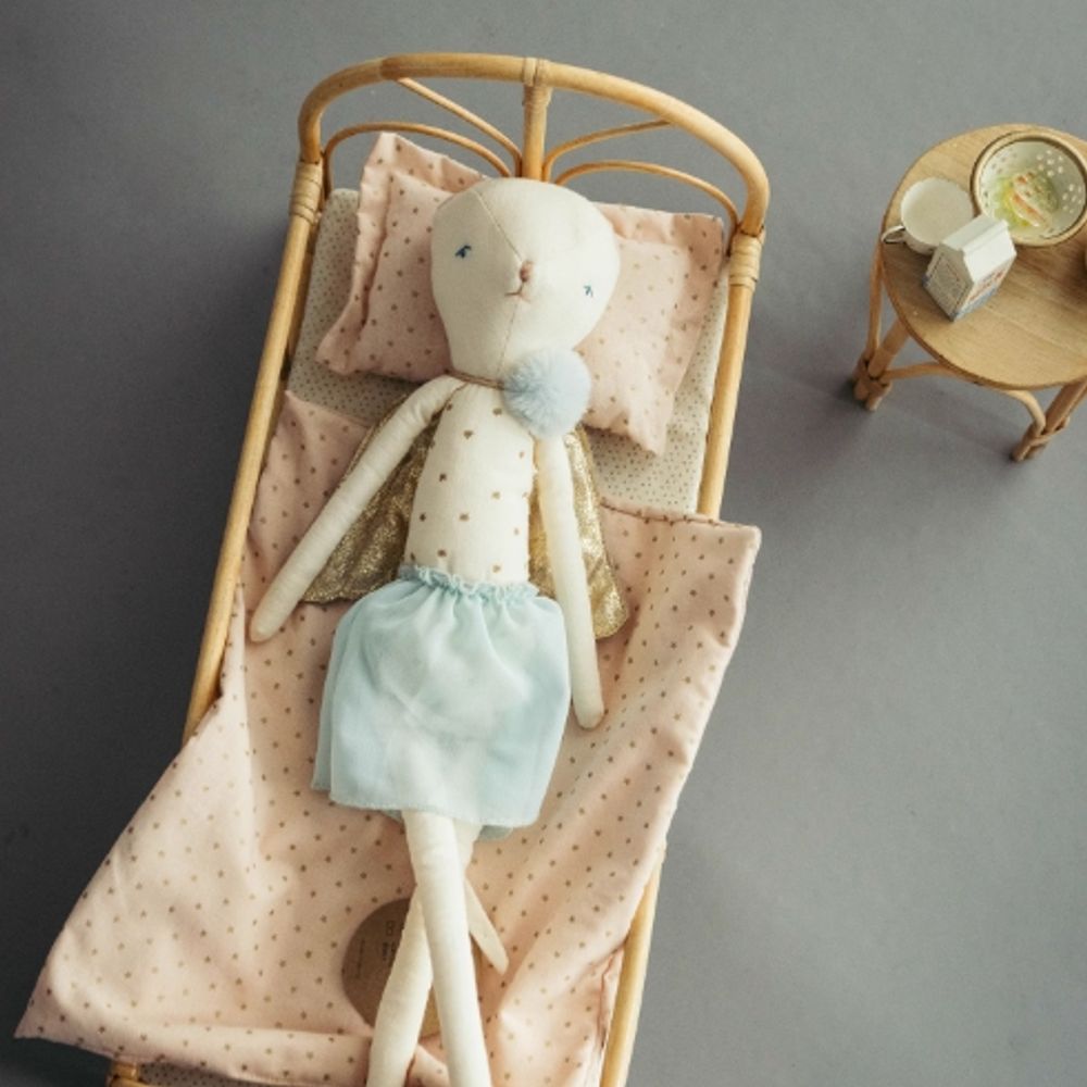 인형 등나무 원목 소 A. 천사 같으면서도 오만한 고양이, A. 머리부터 발끝까지 43cm - 상품 이미지