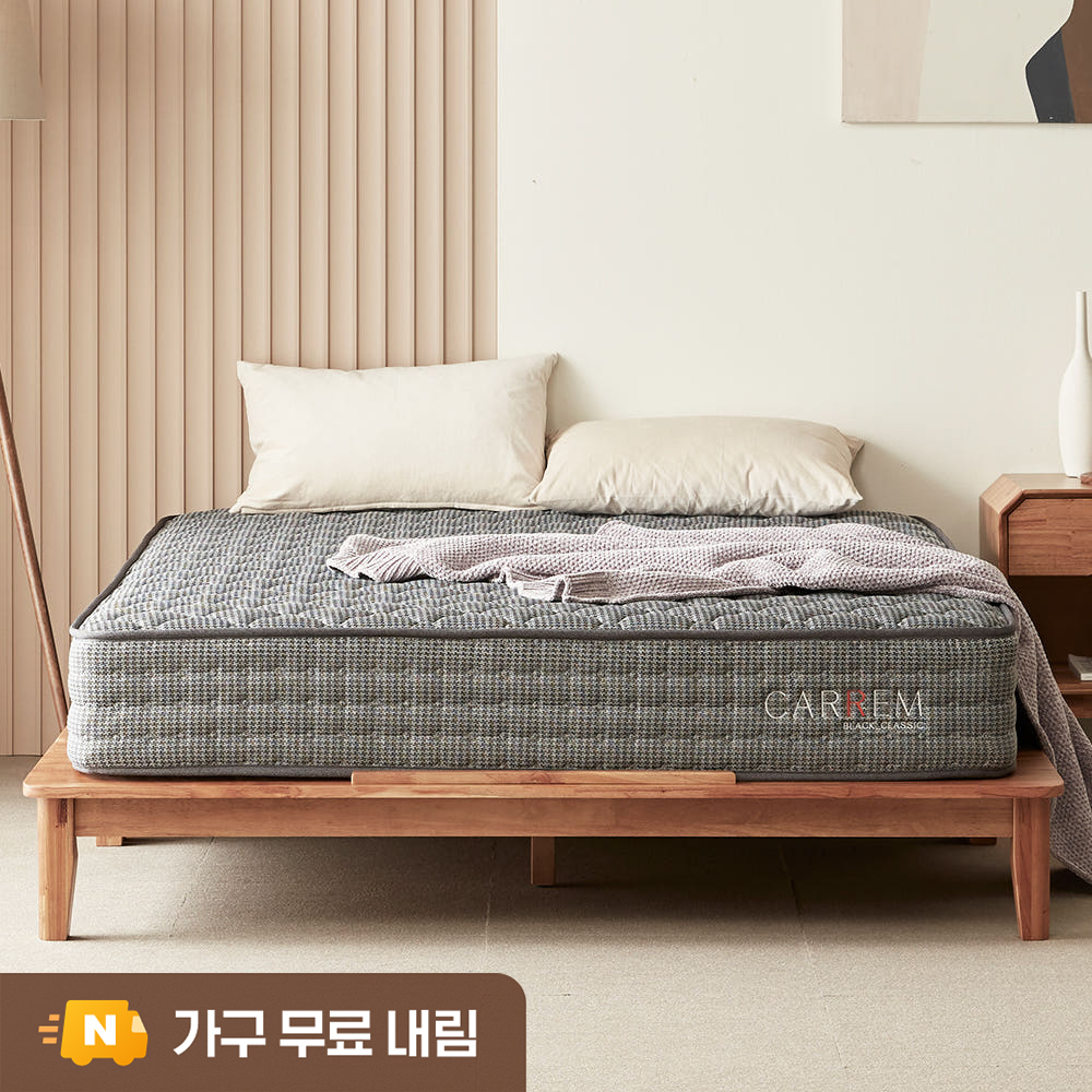 [내림서비스] 국내제작 클래식 독립스프링 호텔 침대 매트리스 24cm, K(킹), 미디엄하드 - 상품 이미지