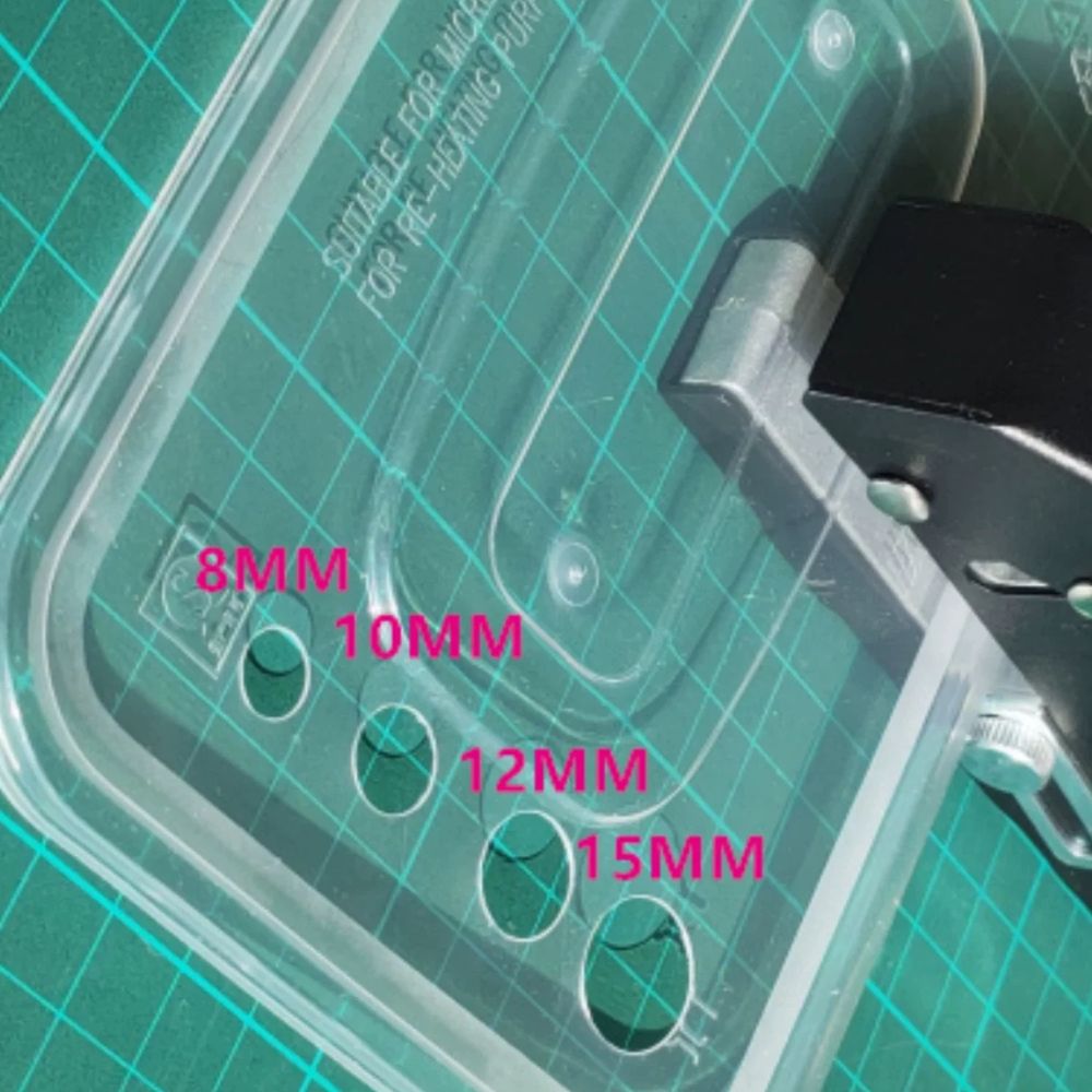 파셀몰 펀칭기 홀 타공 원형 8mm 숨구멍 펀처 펀치 종이박스 A. 조리개 0.8cm - 상세 이미지 2