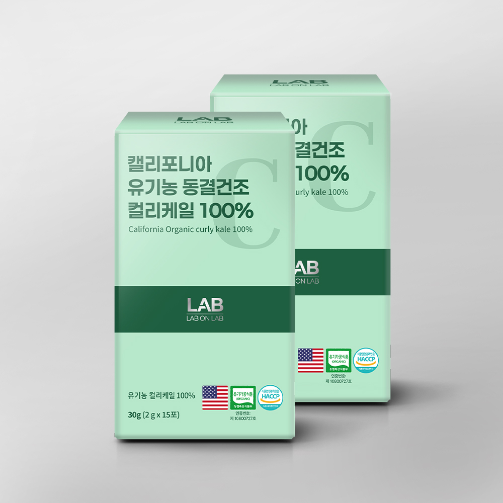 랩온랩 유기농 동결건조 컬리케일 100% 2g 15포, 1개 - 상세 이미지 3