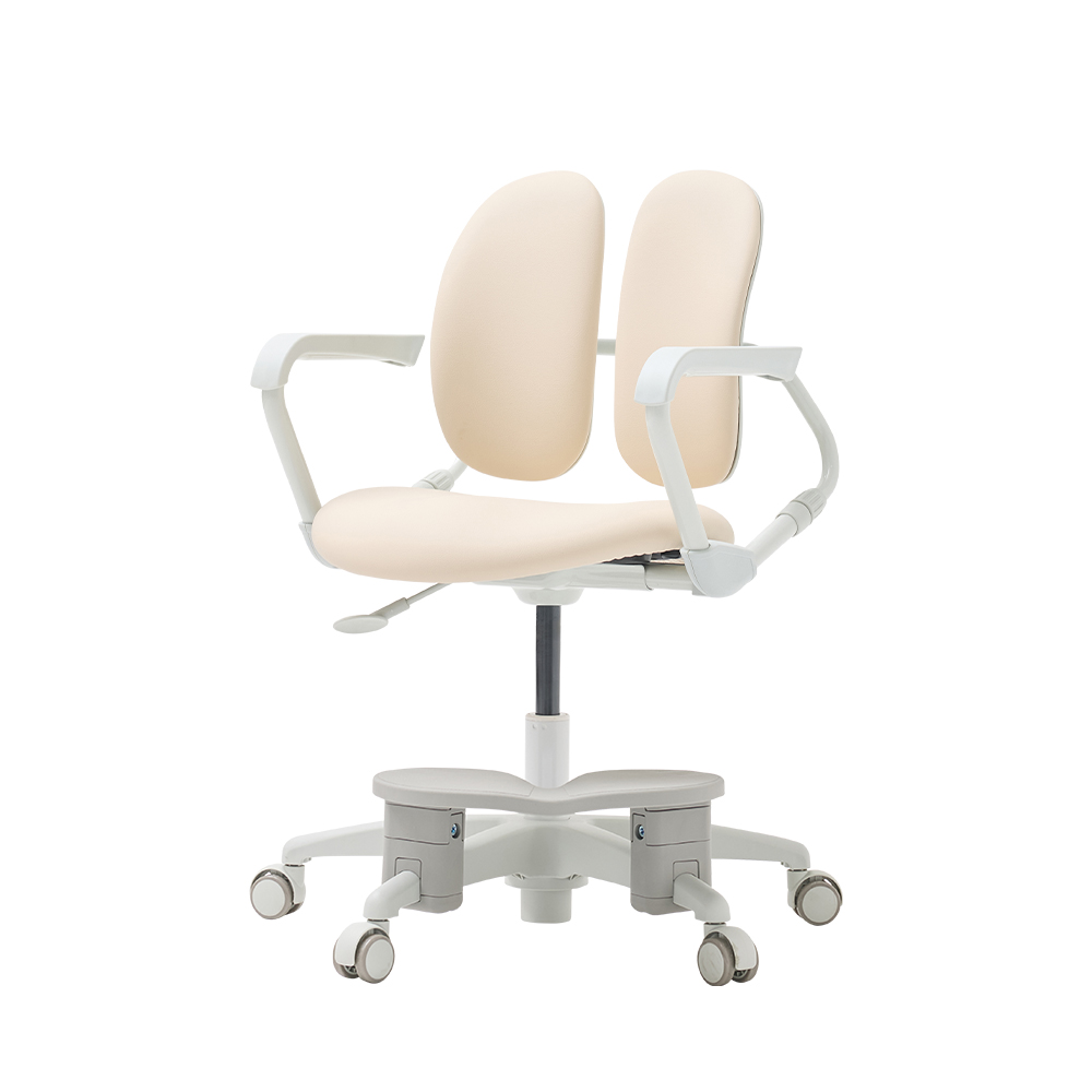 [N배송]듀오백 밀키에코 MIECO 초등학생 어린이 안심원단 아동의자 (발받침+스탑캐스터)