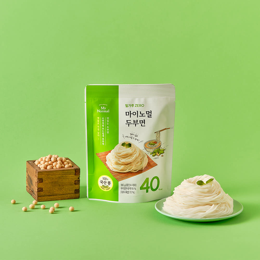 마이노멀 마이노멀 100% 국산콩 두부면 저칼로리 두유면 글루텐프리 180g 10개입