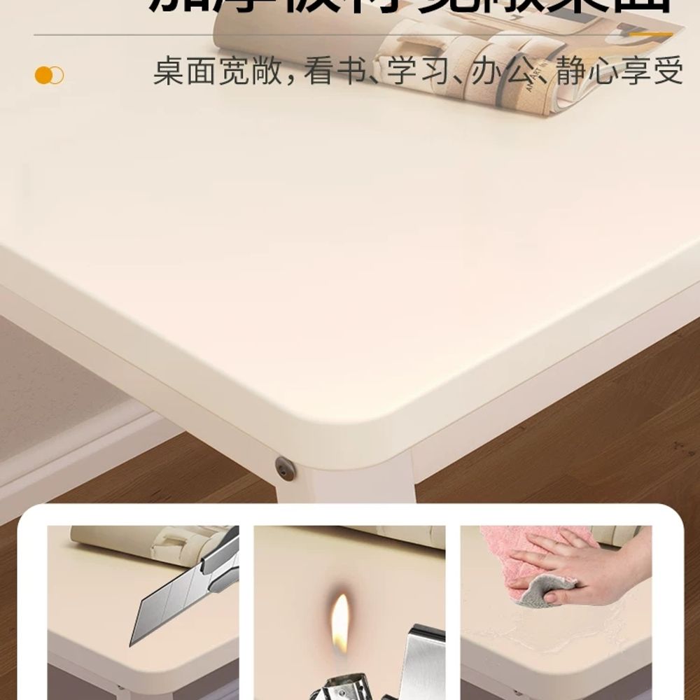 파셀몰 화이트 책상 인용컴퓨터책상 학생책상 A. 특가 미니멀리스트 화이트  화이트 프레임 - 상세 이미지 5
