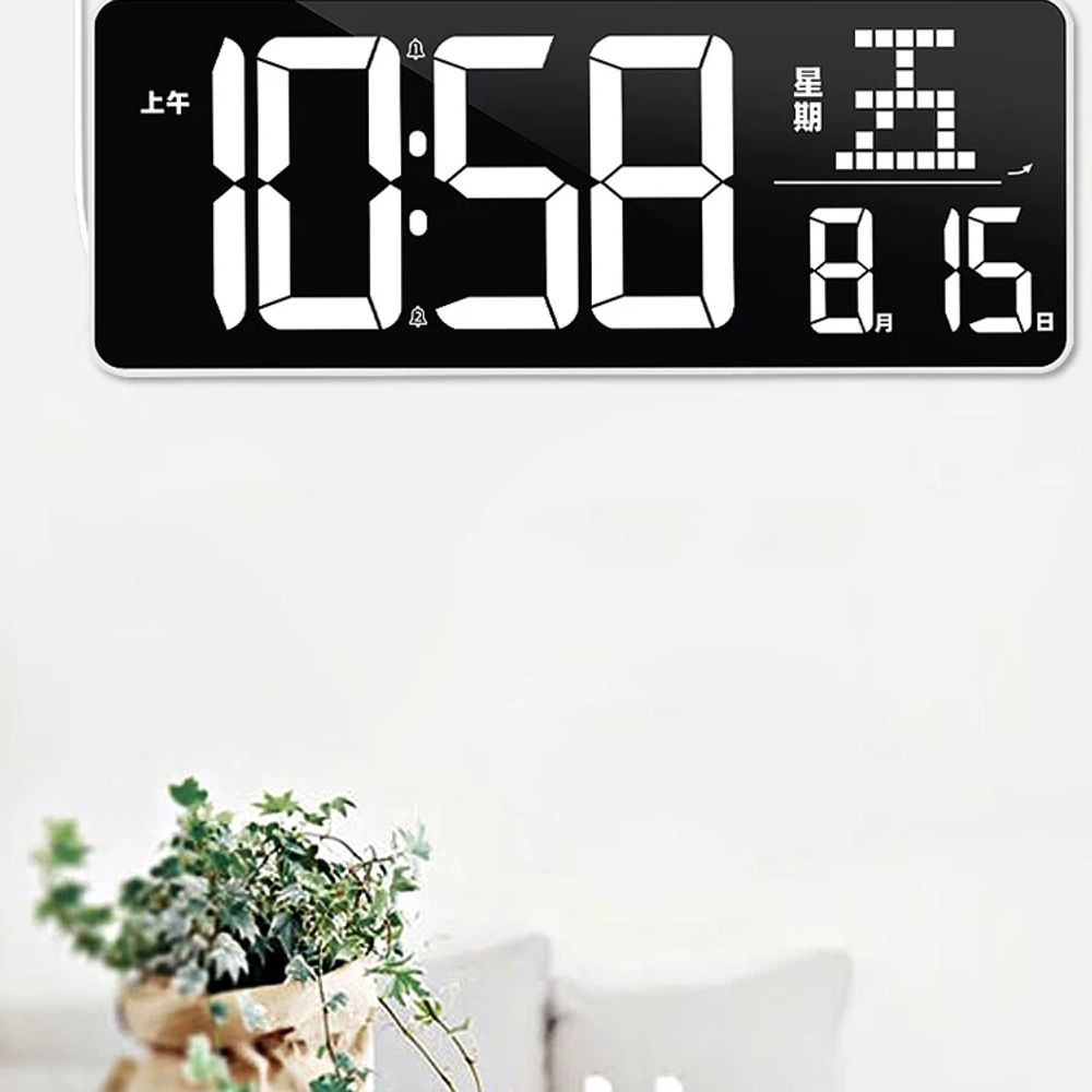 LED 포트 탁상 디지털 디스플레이 A. 백색광  일반 모델, A. 13인치직경 33cm - 상세 이미지 3