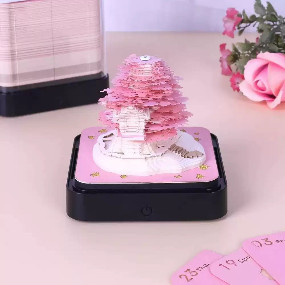 년 달력 뜯는 대량 달력 3D 캘린더 다이어리 A. 천단 작은 파노라마 25년 중국 달력 - 상품 이미지